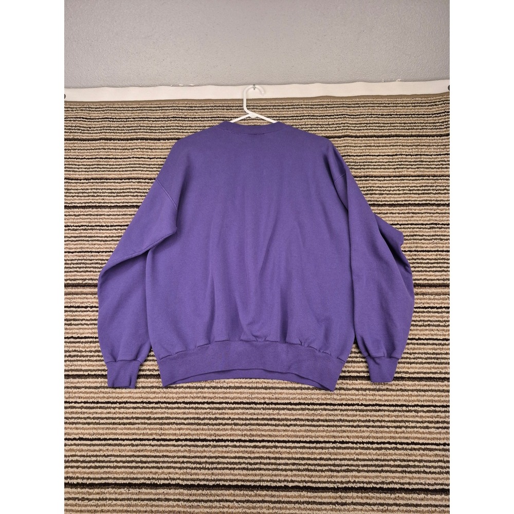 Disney Store Vintage Tinker Bell Wish Upon A Star Purple Sweatshirt Mens L - Picture 9 of 9